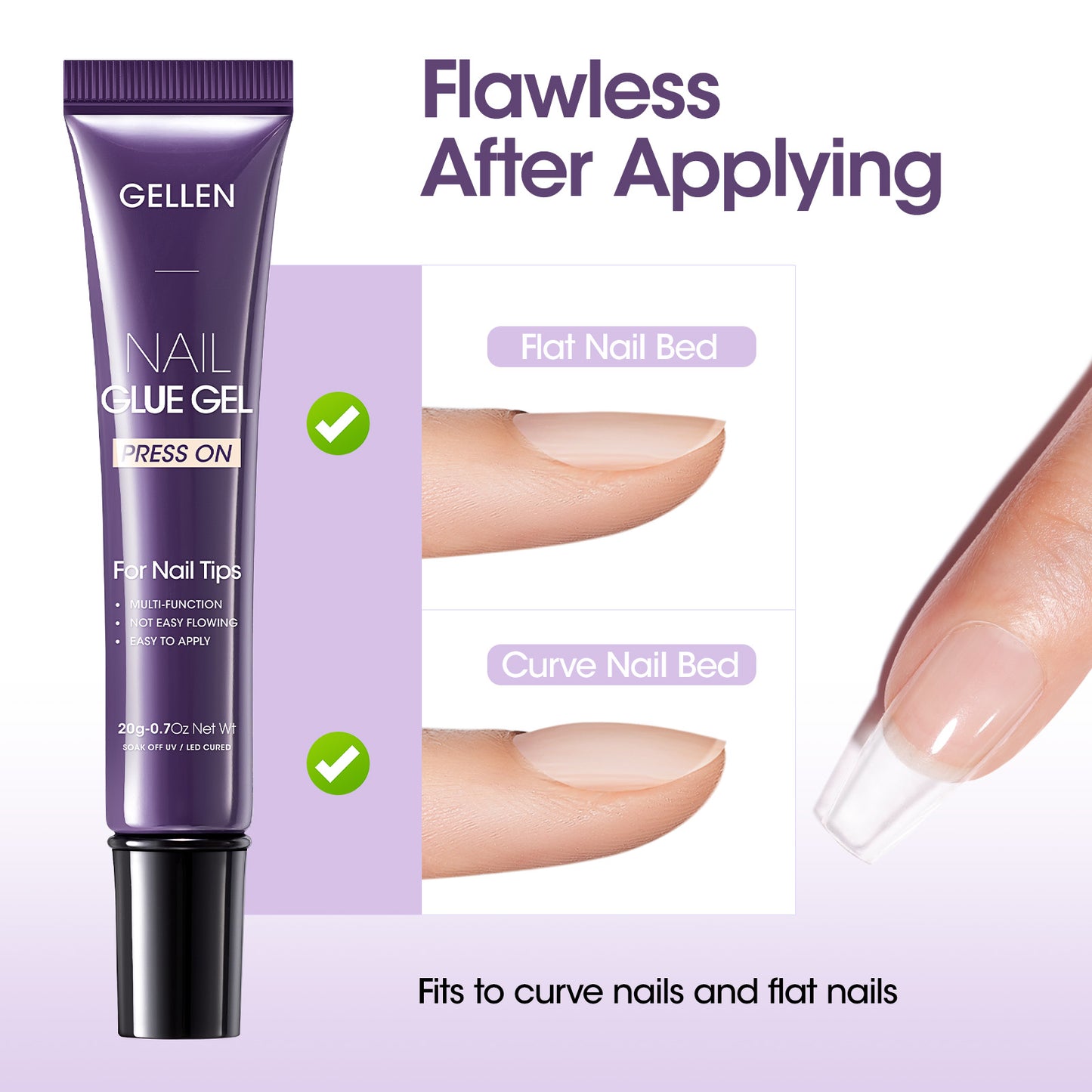 Semi Solid Gel X Nail Glue 20g