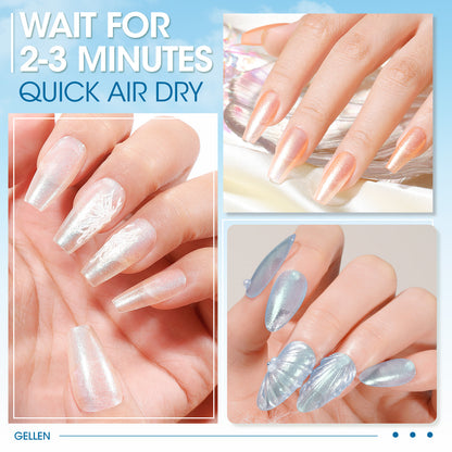 Sunlit Mirage 6 Colors Nail Polish Set