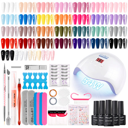 Gellen 32+5 Gel Nail Polish Kit, Classic Style Collection