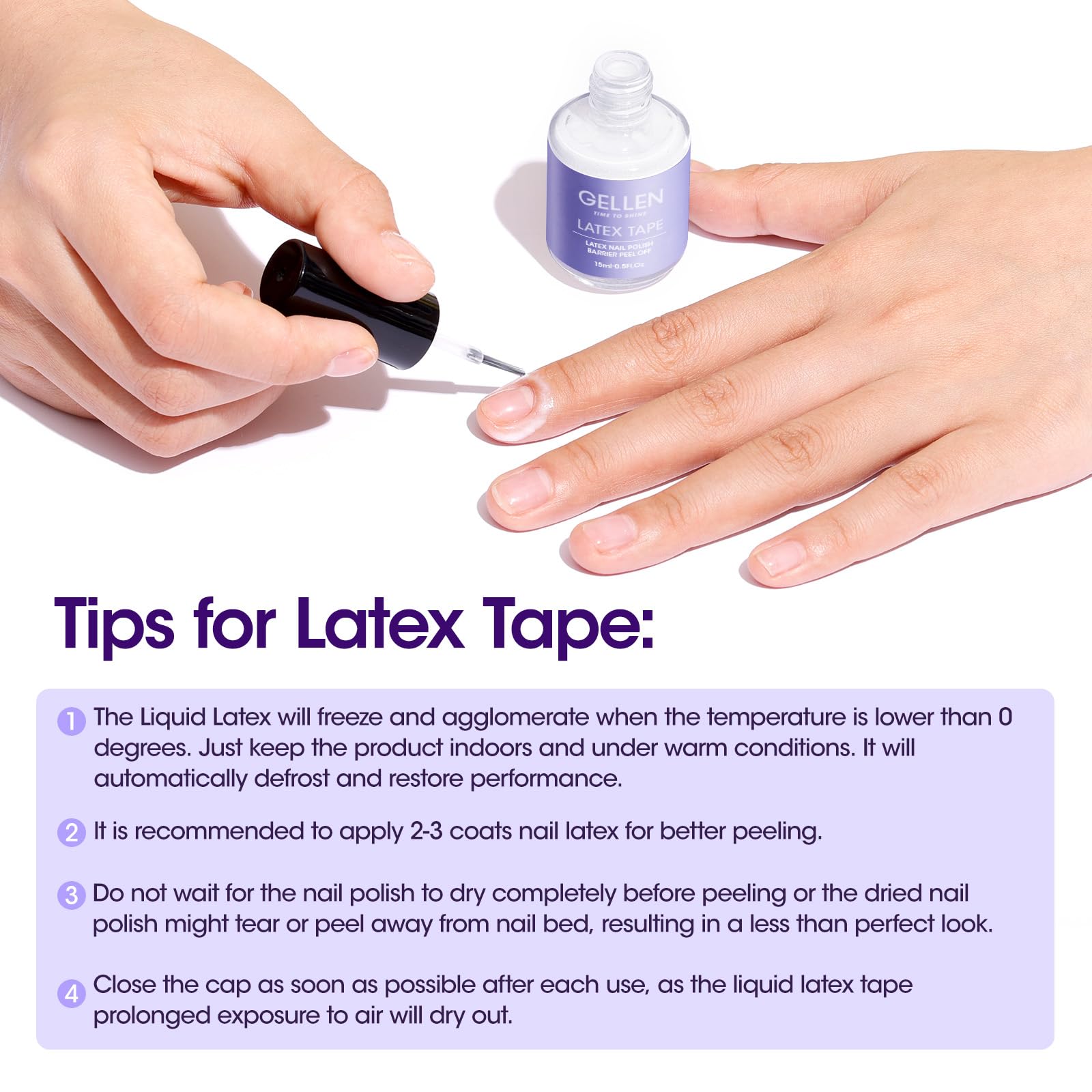 Gellen Gel Polish Remover Kit - 15ml (UK)