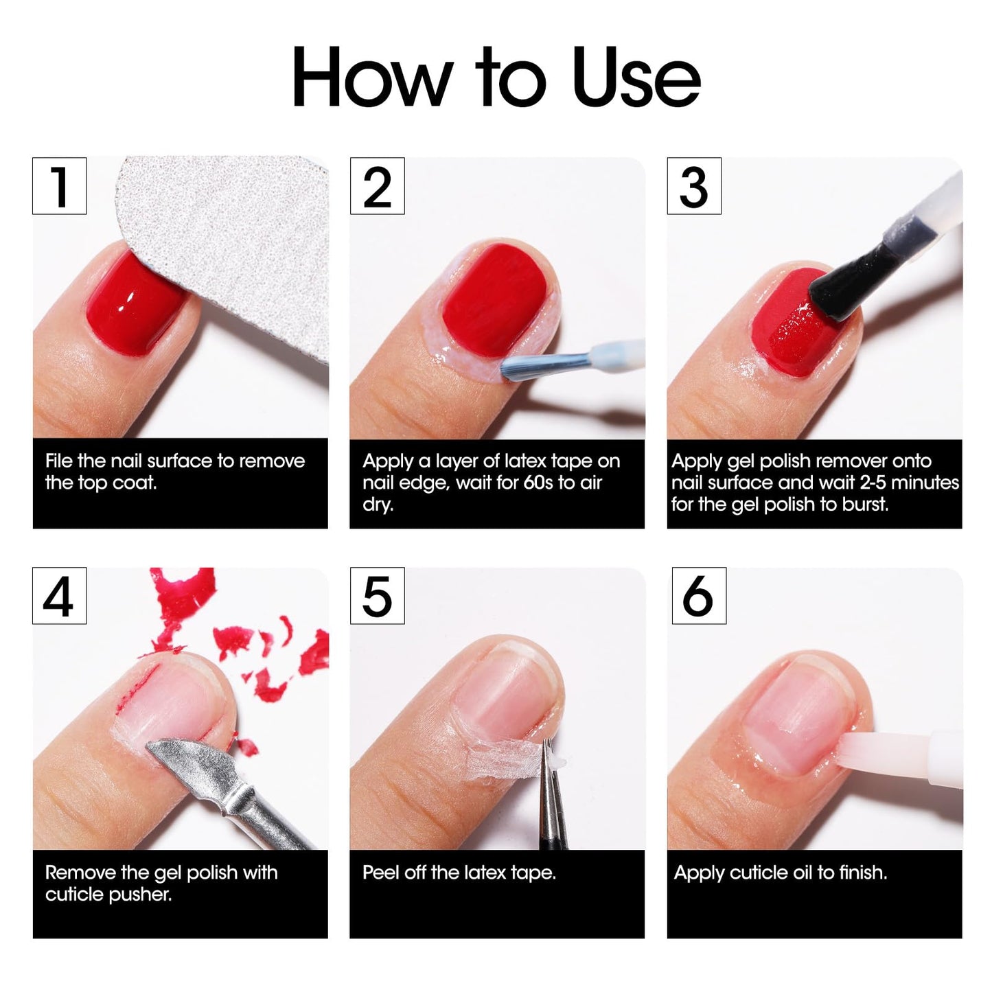 Gellen Gel Polish Remover Kit - 15ml