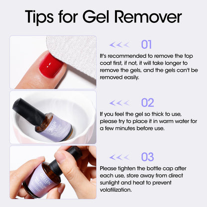 Gellen Gel Polish Remover Kit - 15ml