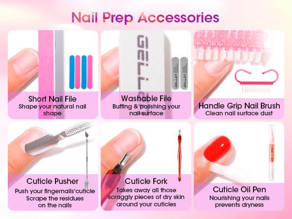 Gellen 32+5 Gel Nail Polish Kit, Classic Style Collection