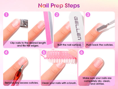 Gellen 32+5 Gel Nail Polish Kit, Classic Style Collection