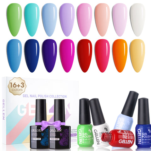 16 Colors Gel Polish Set 6ml