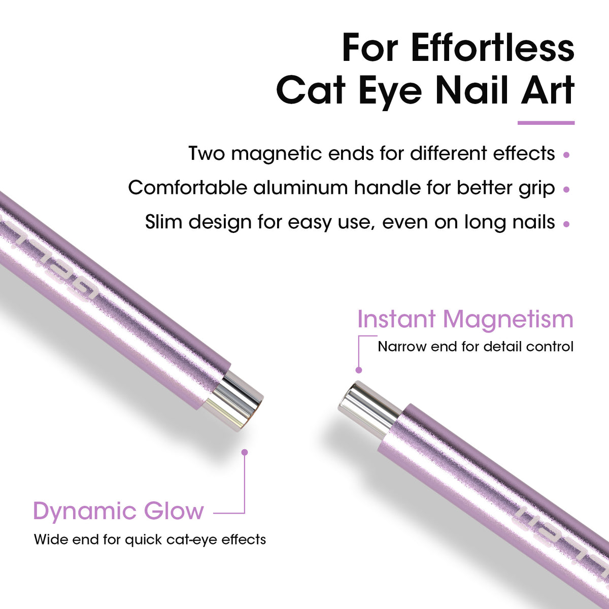 Gellen Cat Eye Magnet Double Head with 2 Balls