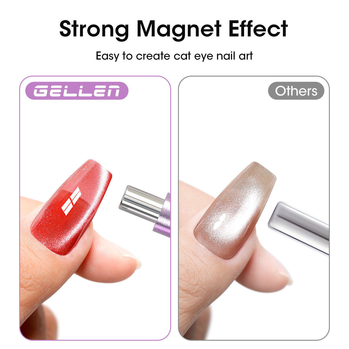 Gellen Cat Eye Magnet Double Head with 2 Balls