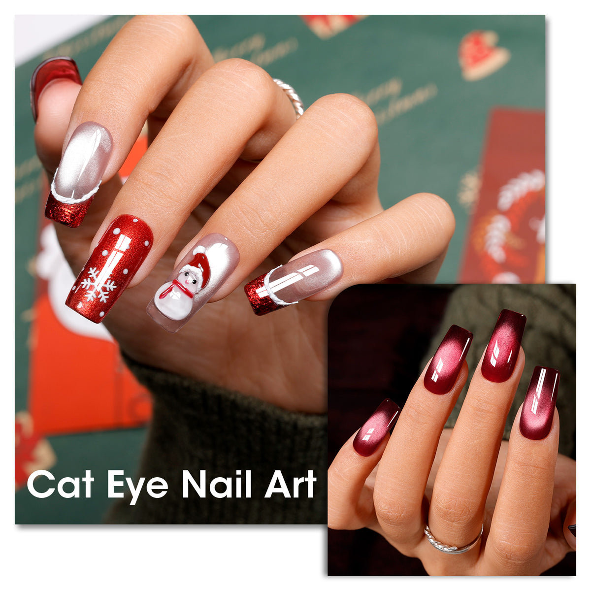 Gellen Cat Eye Magnet Double Head with 2 Balls