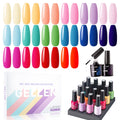16 Colors Gel Polish Set with Base & Top Coat