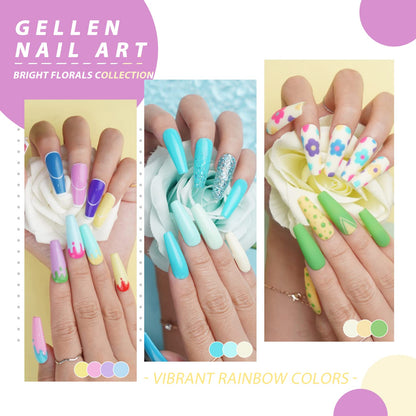 16 Colors Gel Polish Set with Base & Top Coat
