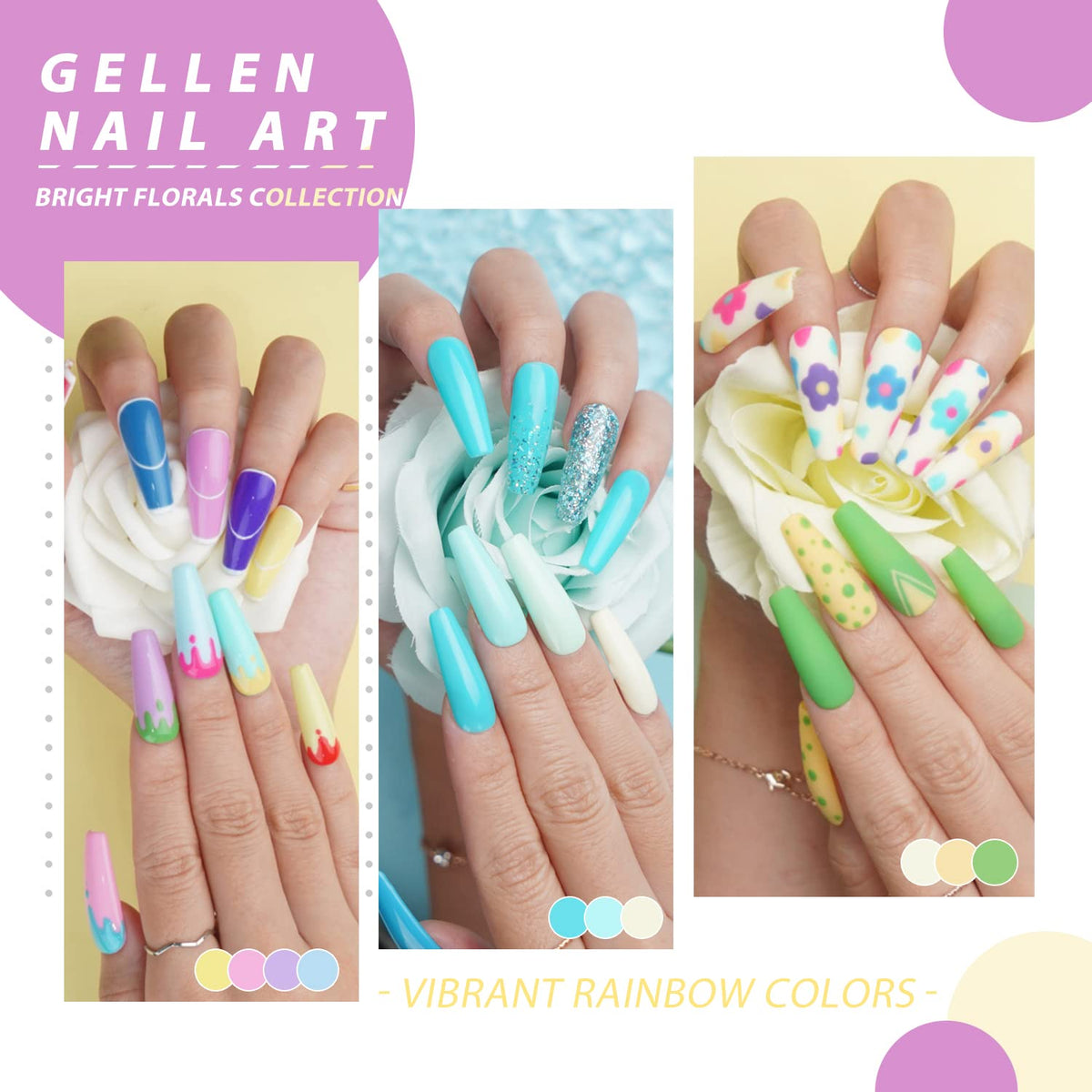 16 Colors Gel Polish Set with Base & Top Coat